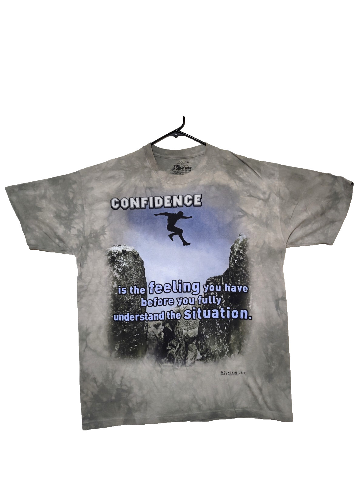 The Mountain T Shirt Men's Green Confidence XL Retired Logo #607 NWOT gallery