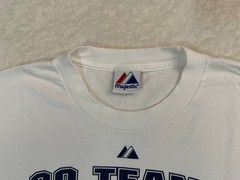 Vintage Y2K MLB Major League Baseball Commissioner’s Trophy Majestic T-Shirt, XL