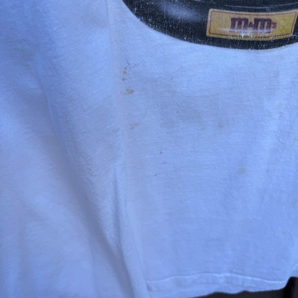 Vintage Pro Athletic M&M's Graphic White Tee Size 3X gallery