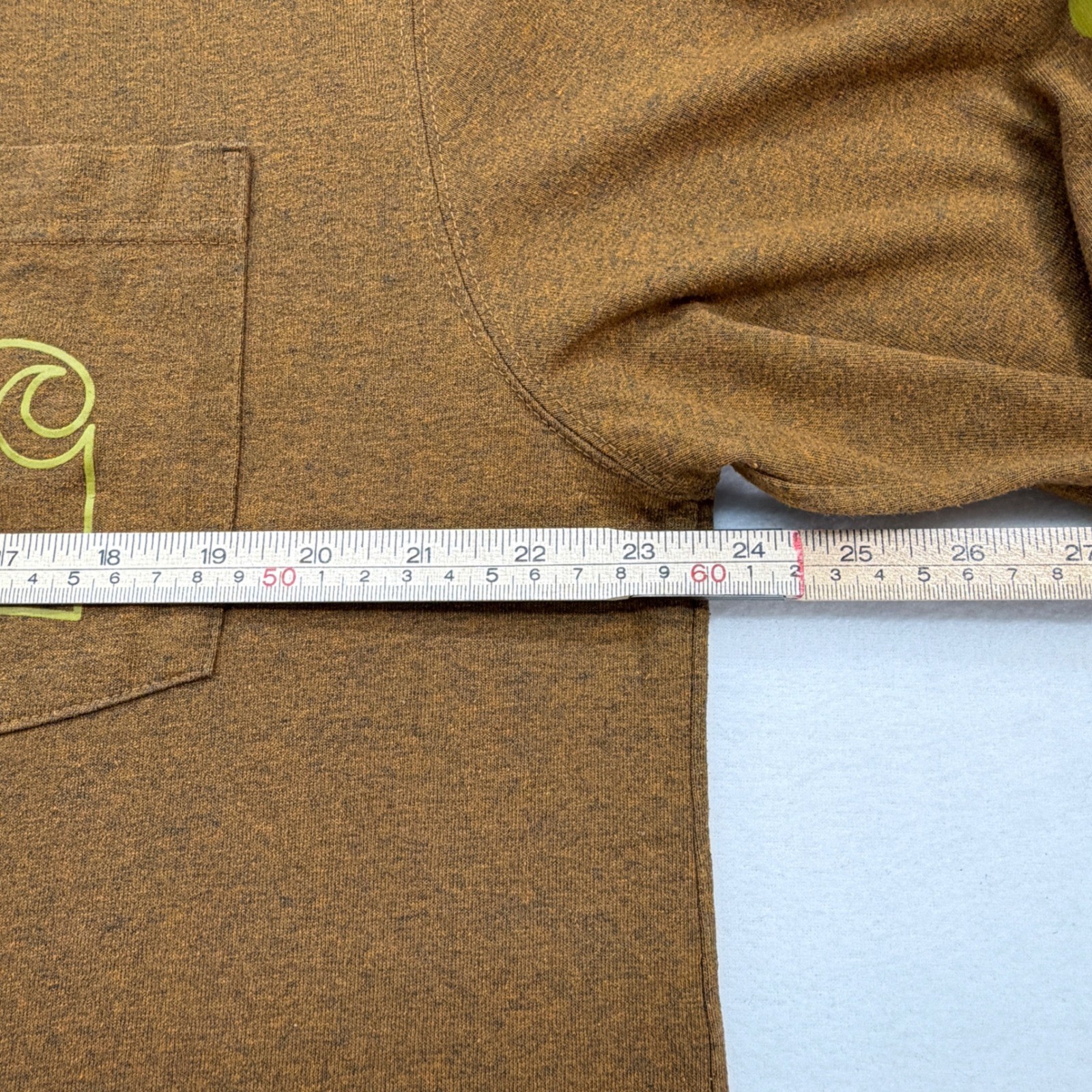 Carhartt Long Sleeve T-Shirt Mens Large Brown M Graphic Pocket Logo Tee gallery