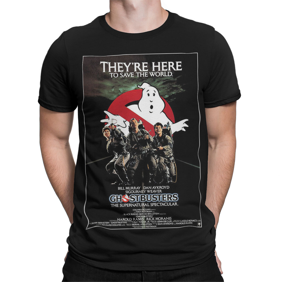 Ghostbusters Halloween Movie Poster T-Shirt Retro Classic Horror Tee #HMP gallery