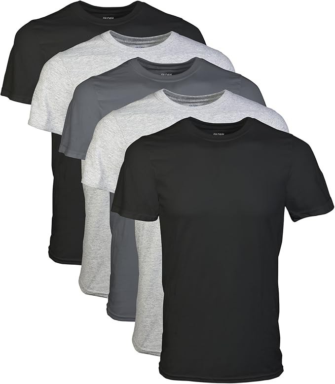 Men's Crew T-Shirts, Multipack, Style G1100 - 5 pack gallery