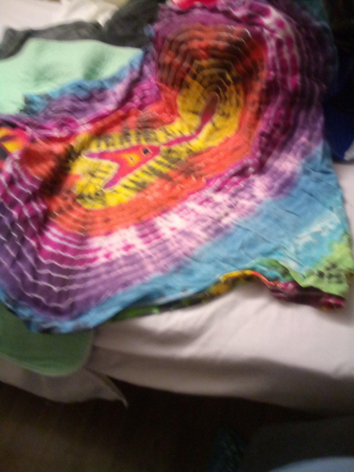 Flying V Guitar Tye-Dye T-shirt gallery