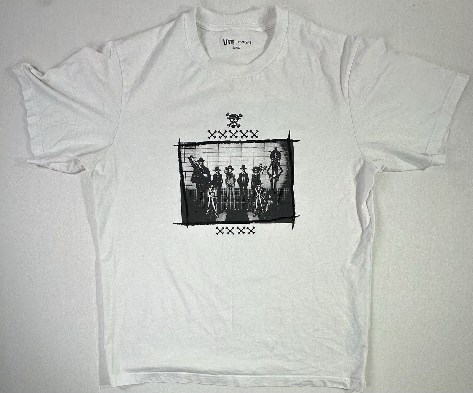 Uniqlo UT Archive One Piece Anime Graphic T-Shirt White L King of Pirates