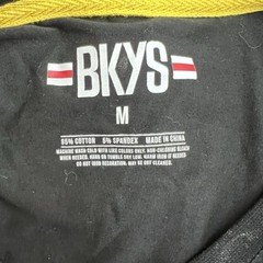 BKYS Be Kind Embroidered {atchwork T-Shirt Adult Size M Black