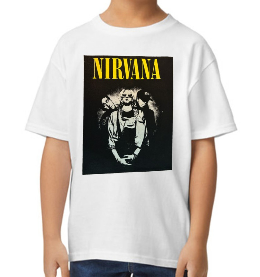 Nirvana in Utero Punk Rock Band Youth's Black T-Shirt gallery