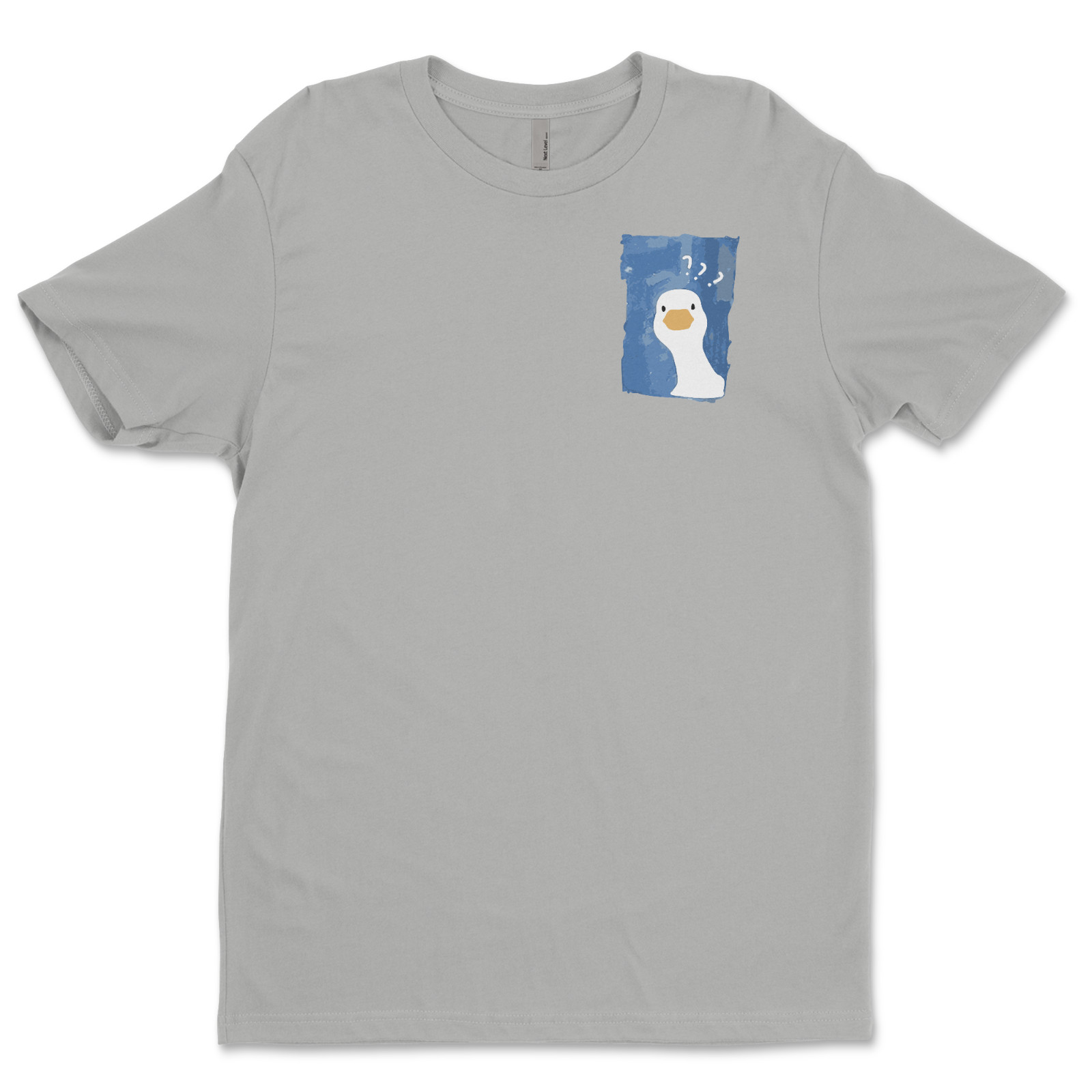 DTF Confused Duck/ Custom Unisex Soft Style T-Shirts, Next Level- Cotton gallery