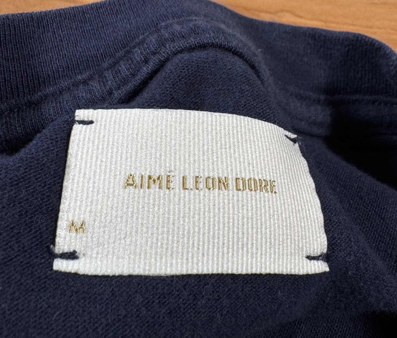 Aime Leon Dore 2022 Collegiate Buddy University Dog Print Long Sleeve Shirt M gallery