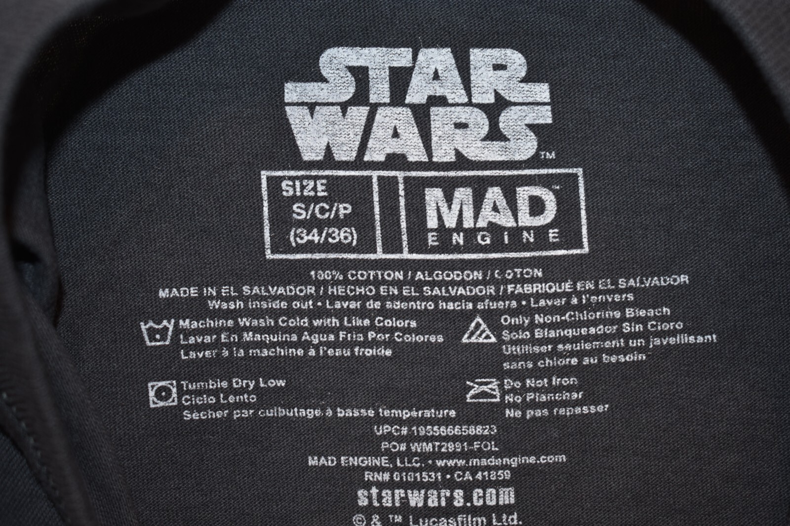 Star Wars Mens Grogu Mandalorian This Is The Way Gray Shirt New S (34/36) gallery