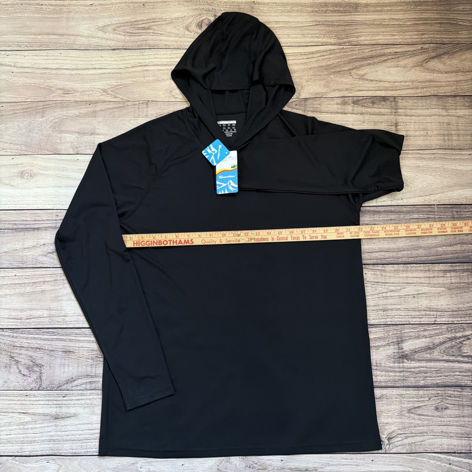 MagcoMsen UPF50+ Mens Sun Block Hoodie Long Sleeve Skin Protection Fishing Tops gallery