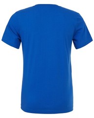 Bella + Canvas 3001C Large True Royal Cotton Jersey Tee Unisex Blue Tshirt