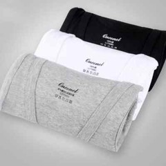 3pcs Camiseta Sin Mangas De Algodón Para Hombres Chaleco Muscular Ropa Interior