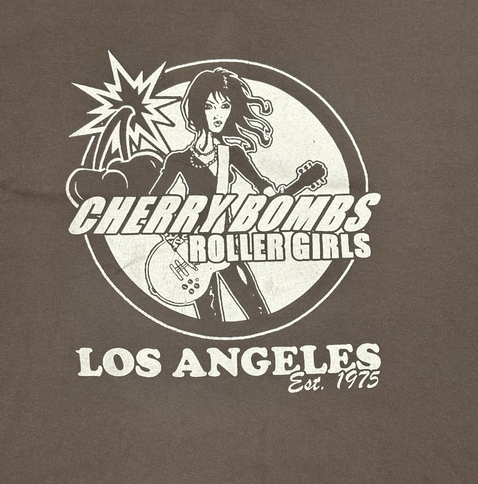 Vintage Cherry Bombs Roller Girls Los Angeles Men’s T Shirt Tee Gray 2XL gallery
