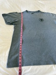 Fjallraven | Mens Large | 1960 Logo Crew Neck T-shirt Heather Gray Lightweight