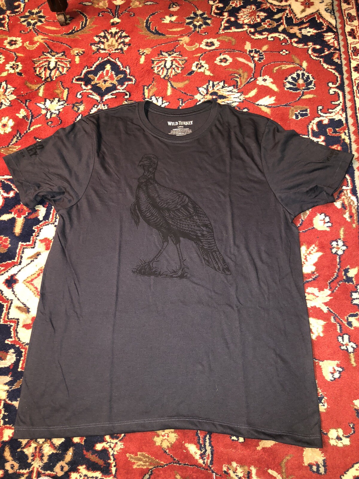 Wild Turkey Bourbon Whiskey T-shirt Liquor Clothes Clothing Shirt Alcohol Bar M gallery
