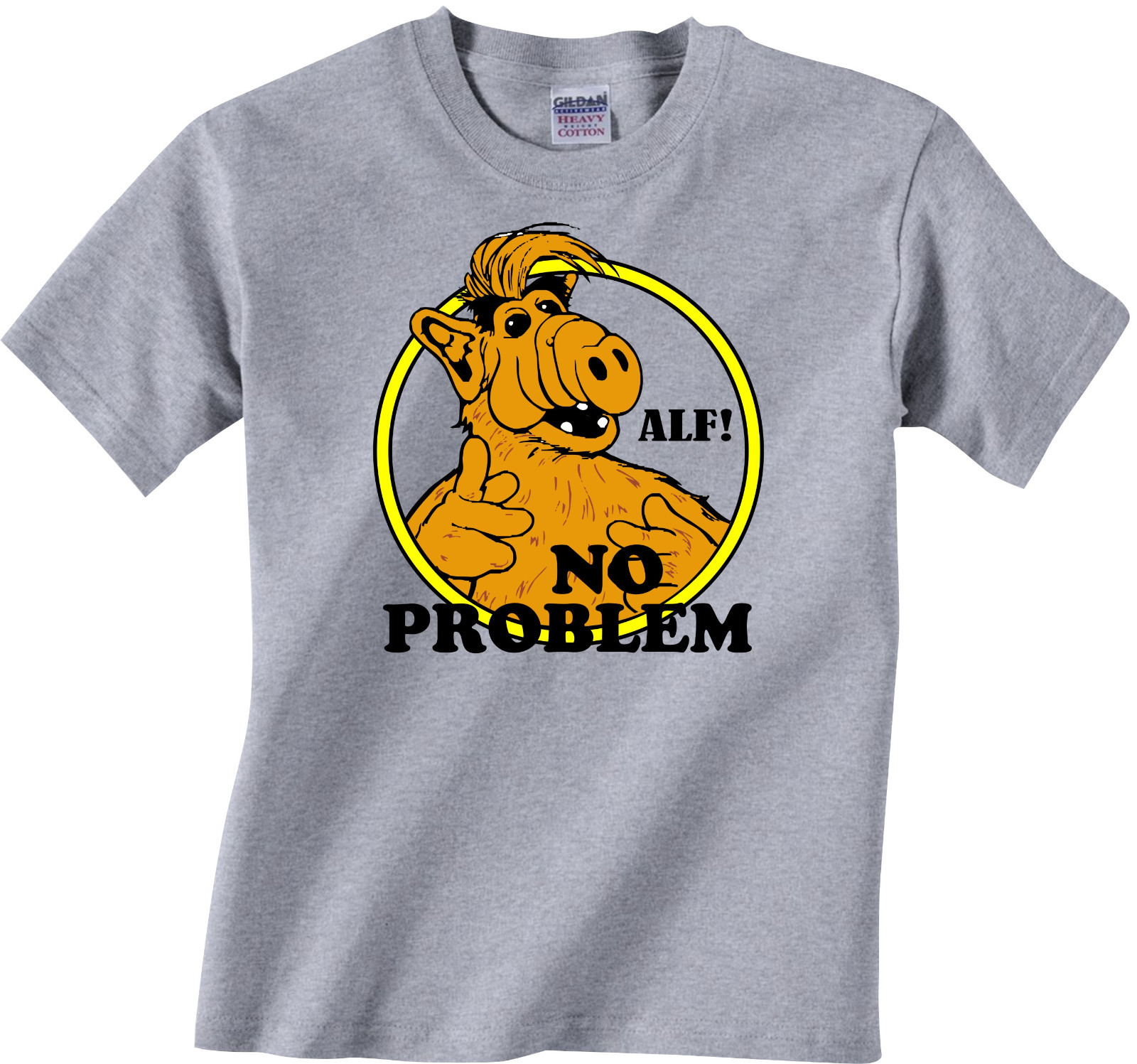 ALF - NO PROBLEM T-Shirt funny 80s TV show - many color options ALIEN LIFE FORM gallery