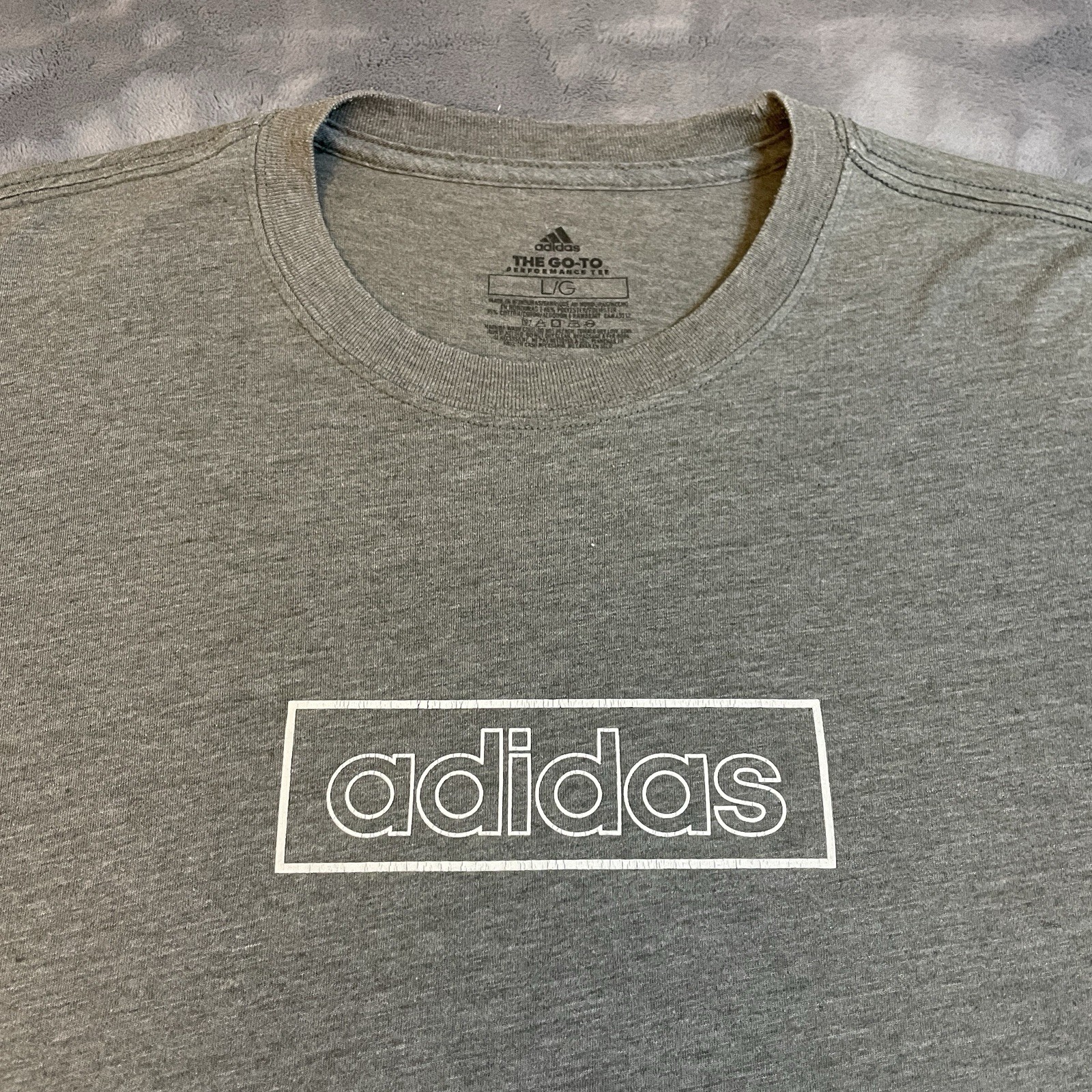 adidas Climalite Long Sleeve Go-To Performance T-Shirt Men’s Large Athletic Gear gallery