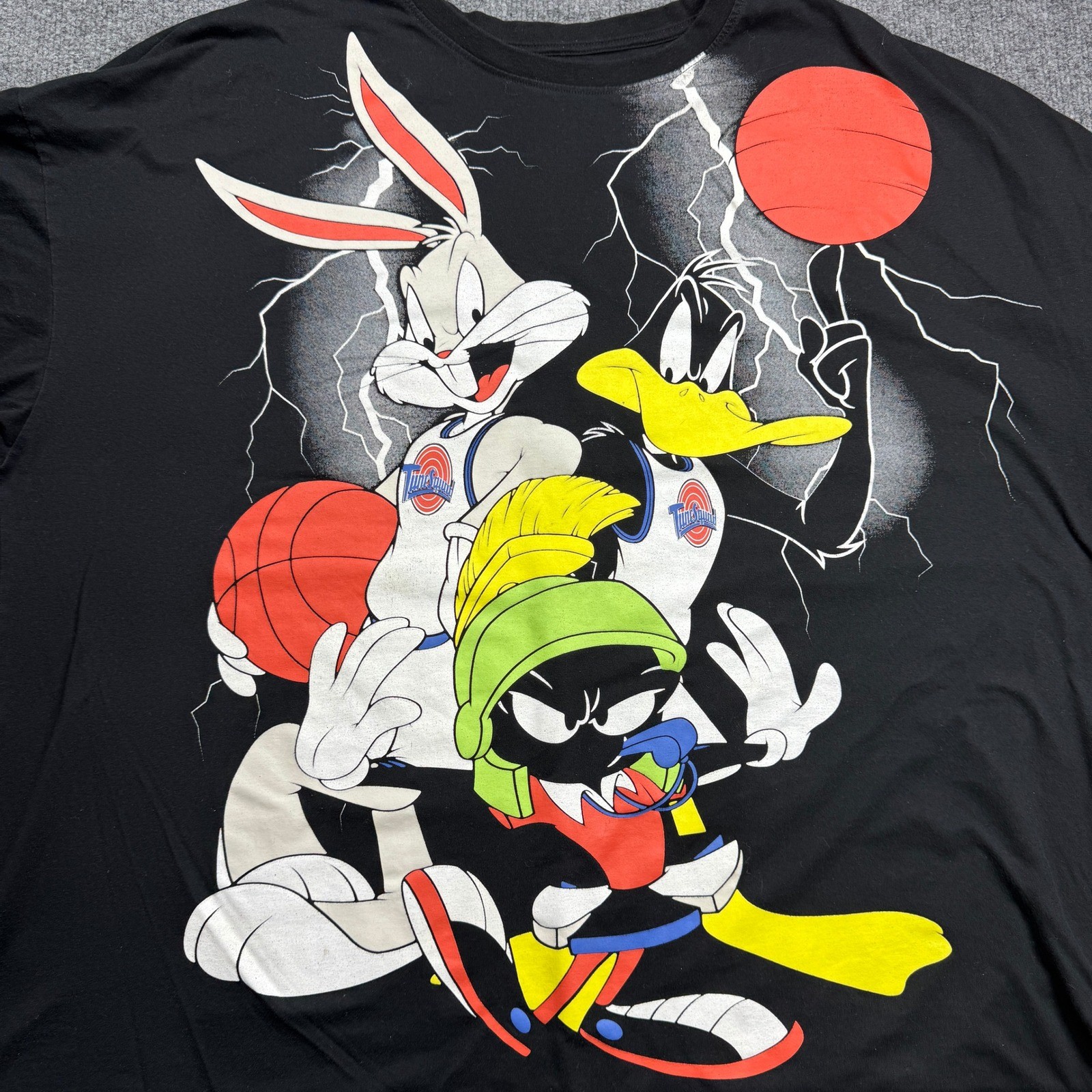 Space Jam A New Legacy T Shirt Mens XL Black Tune Squad Bugs Bunny Graphic Movie gallery