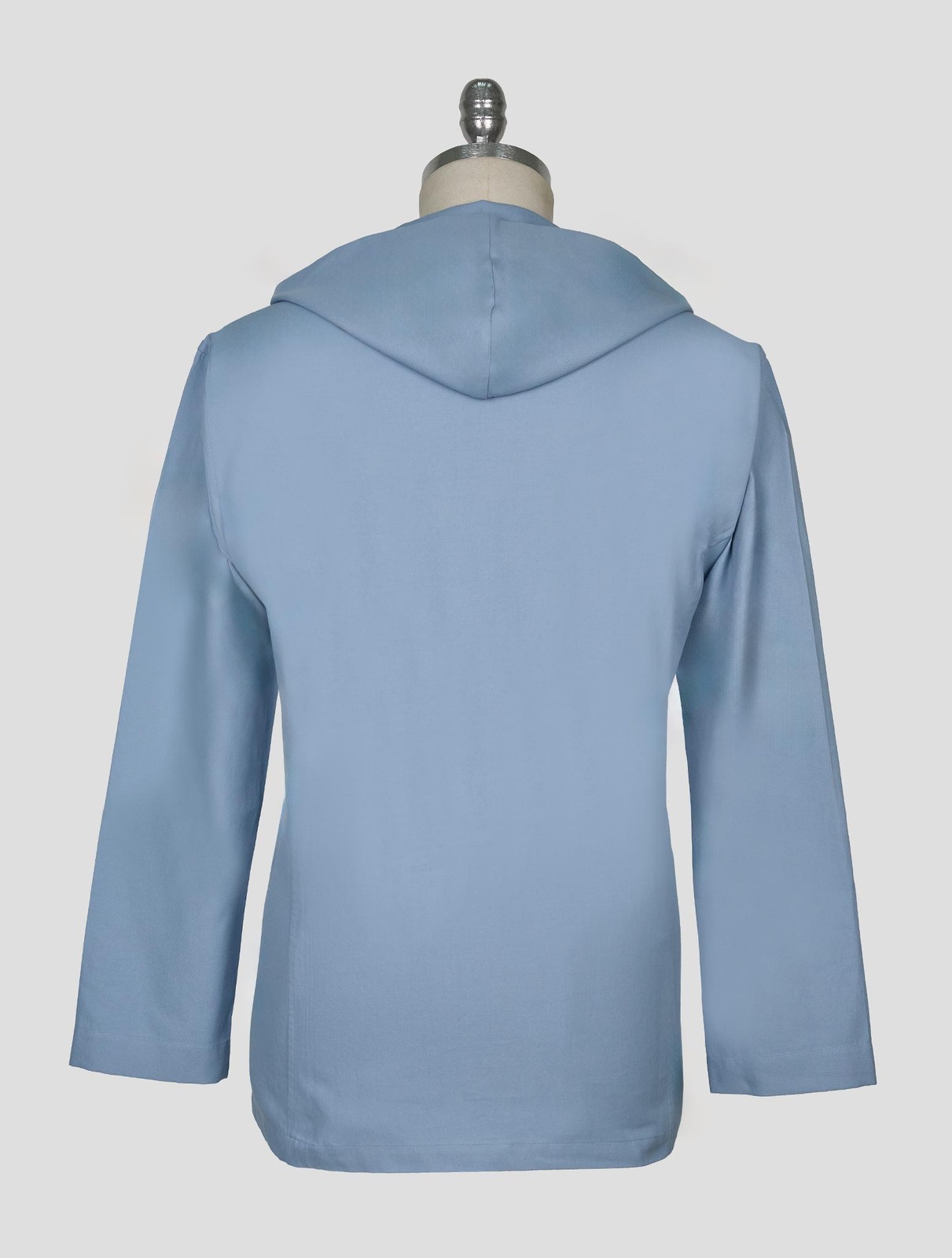 NEW KITON LIGHT BLUE COTTON OVERSHIRT LUCA EU 56 - US 46 - 2XL KME64 gallery