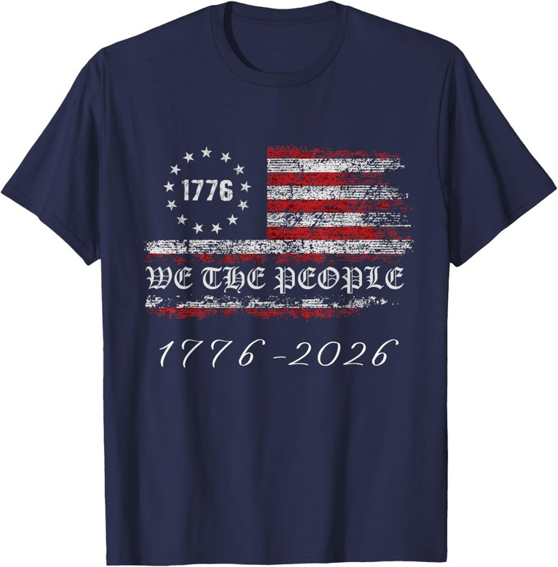 We The People Patriotic Flag America Design Funny Unisex T-Shirt