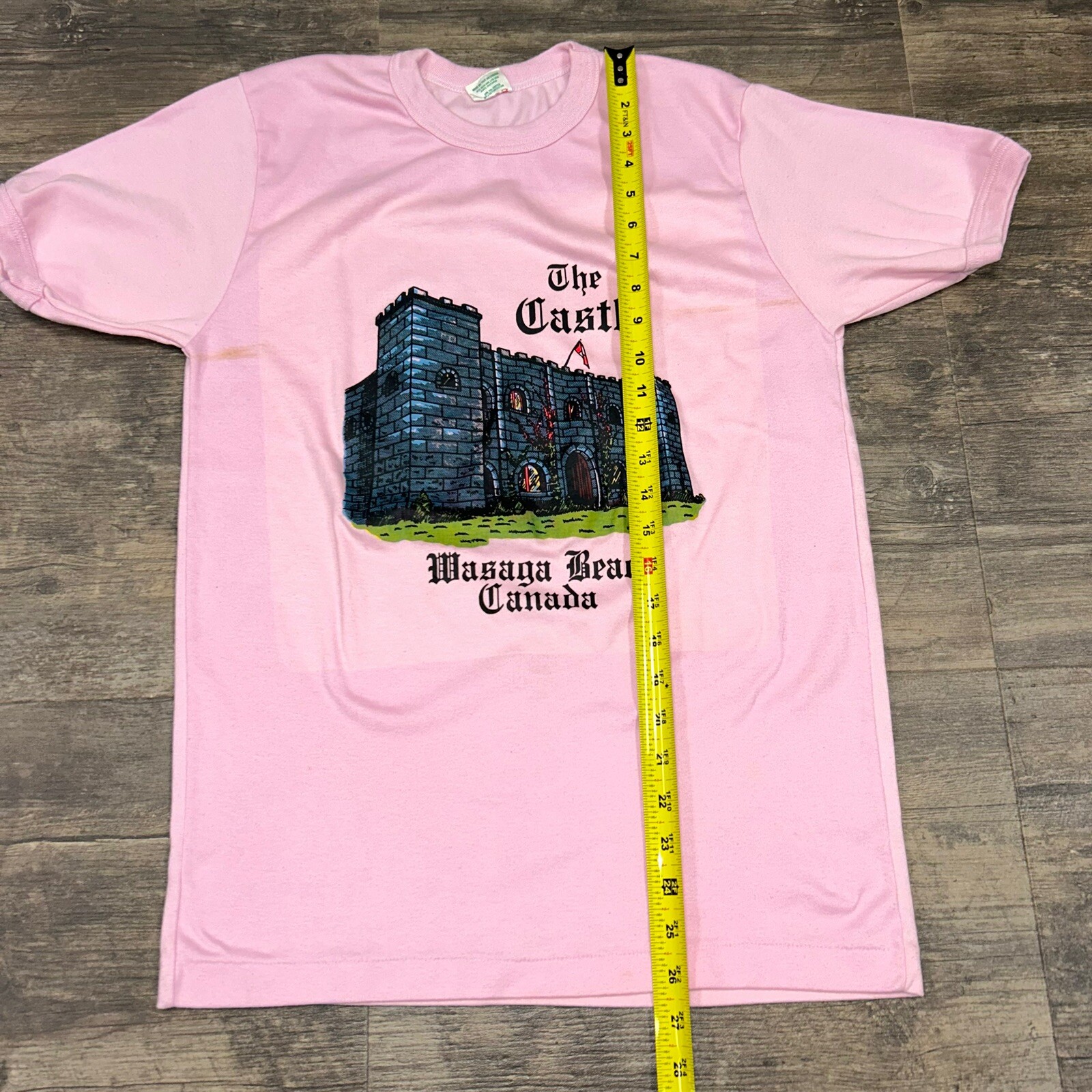 Vintage McLean Deluxe Graphic T Shirt Size XL The Castle Wasaga Beach, Canada gallery