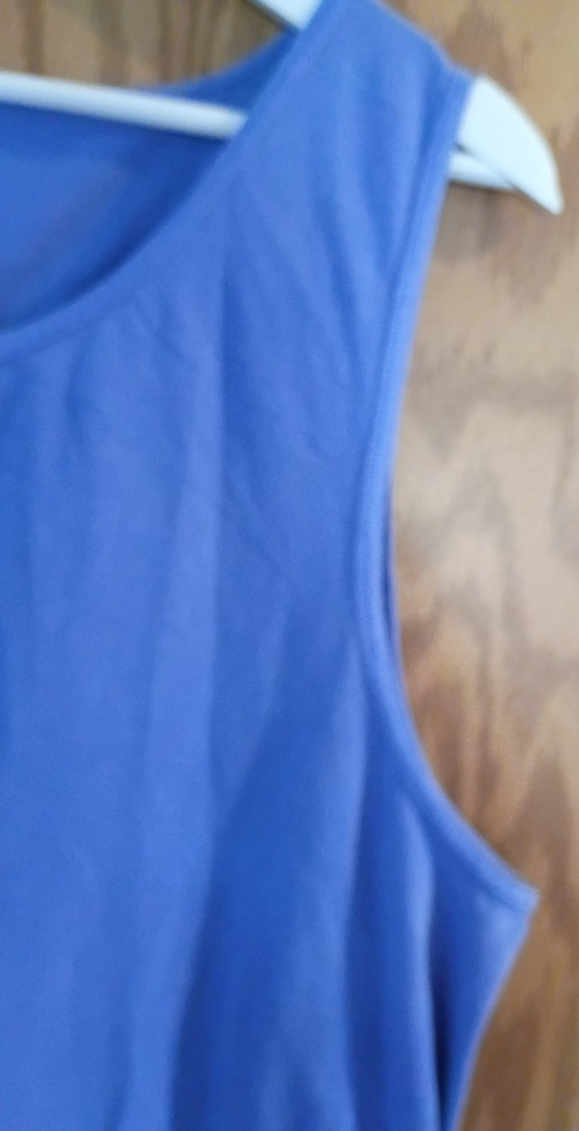 Comfort Colors Sleeveless Tank top Size L Ring Spun cotton new tag Flo Blue gallery