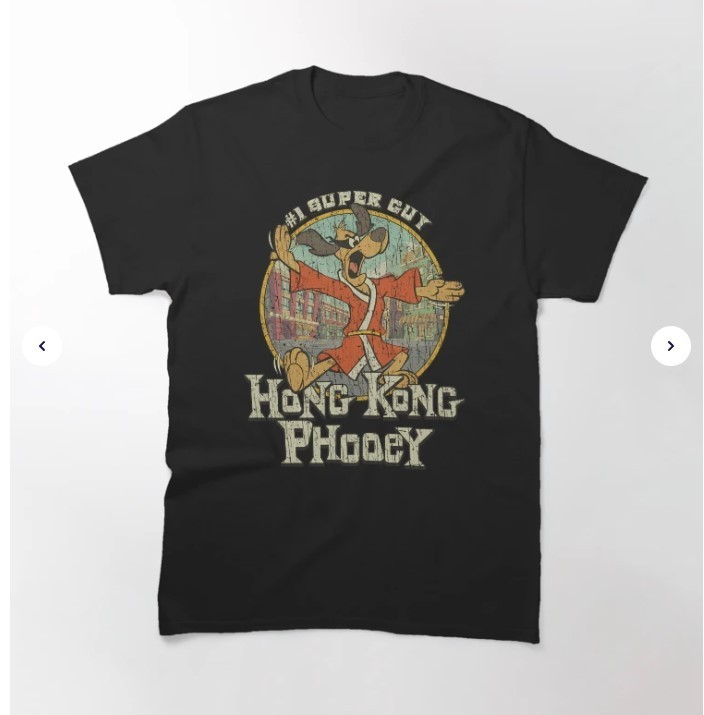 Hong Kong Phooey 1974 Classic T-Shirt Full Sizes S to 5XL