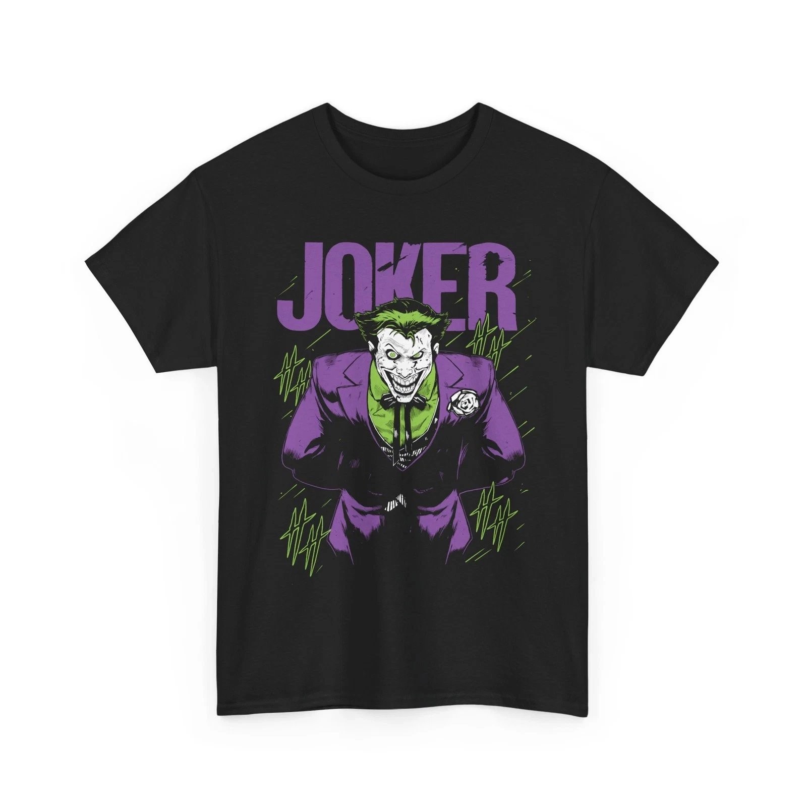 Batman Joker Kanji Graphic Tee Mens Unisex Vintage DC Comics Gift