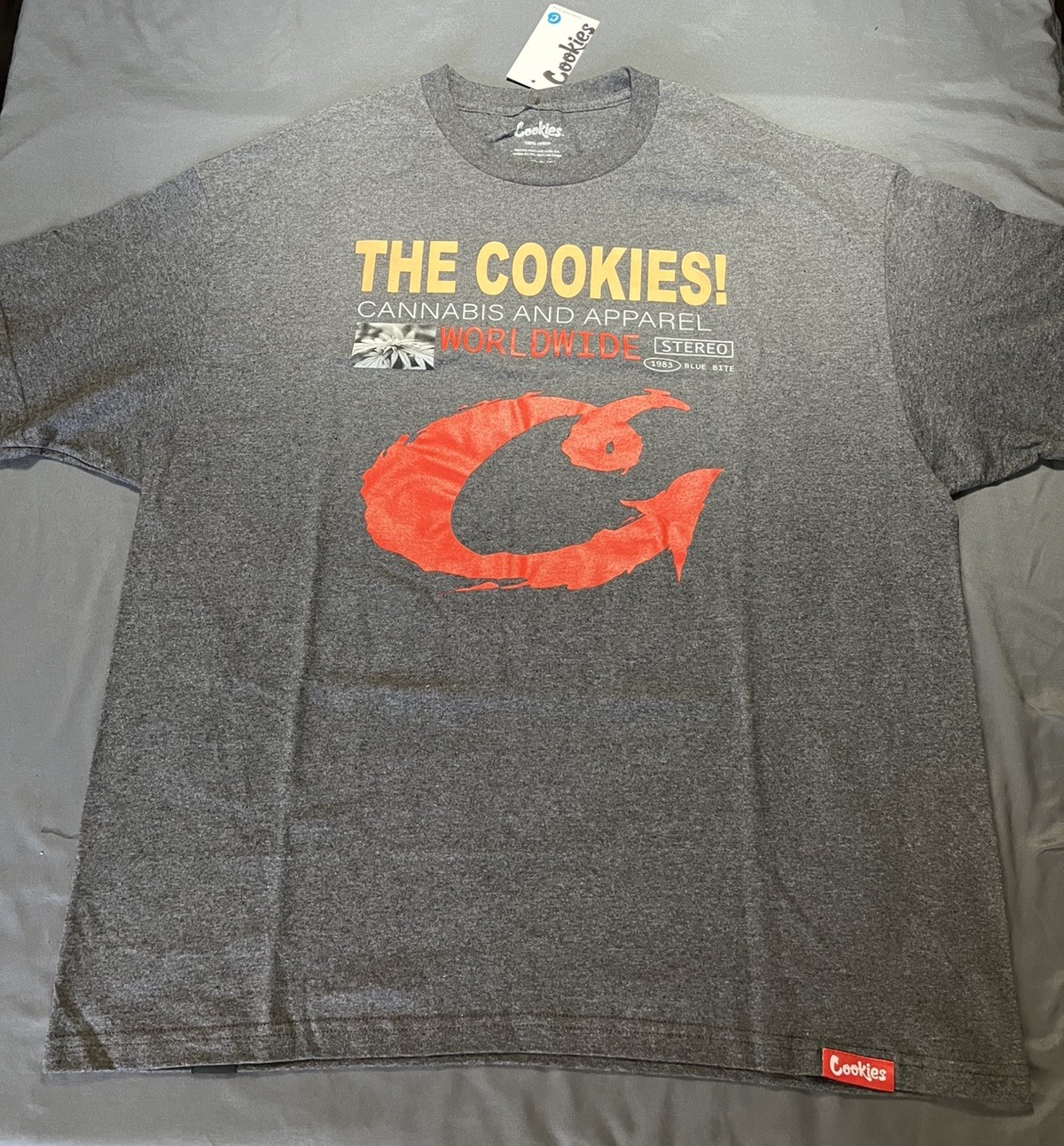 Cookies Brand Weednutz SS Men’s Size 2XL Charcoal Heather Graphic Tee BNWT gallery