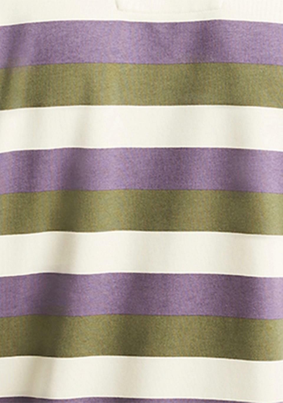Nautica Crewneck Shirt Grape Size XL Mens Striped Kangaroo Pocket Classic Fit gallery