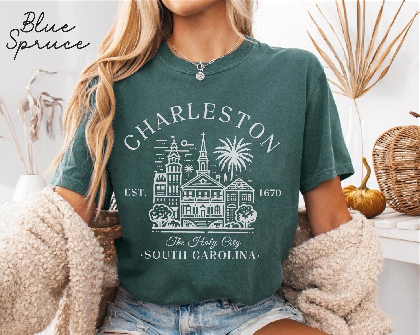 Charleston Unisex Shirt Travel Gift South Carolina Trip Lovers Souvenir Tee gallery