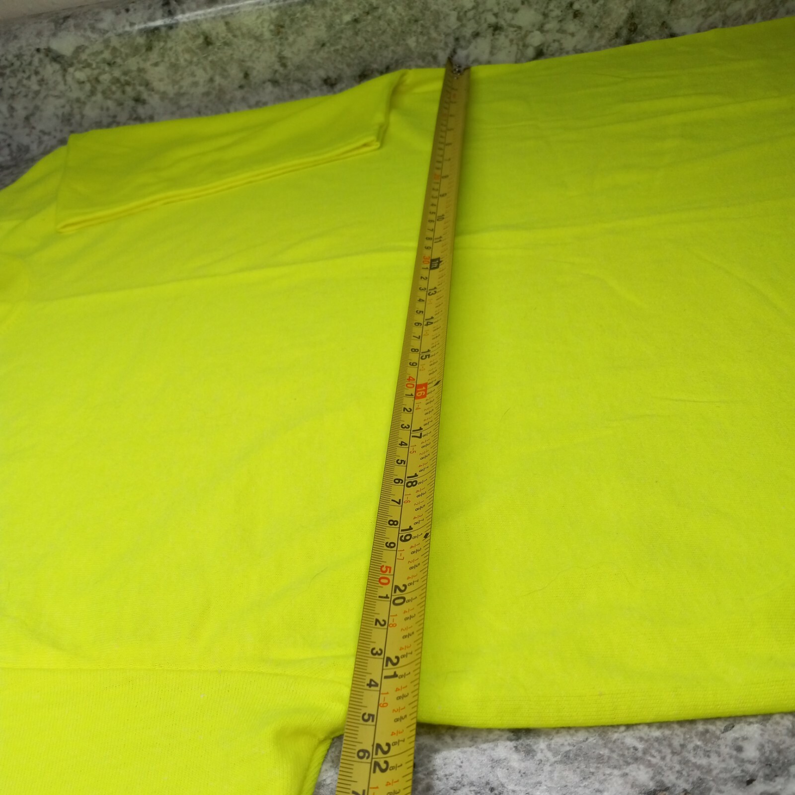 Gildan Heavy Cotton Safety Green HiVis Men's Size Large Work T-shirts Ot Of 2 gallery