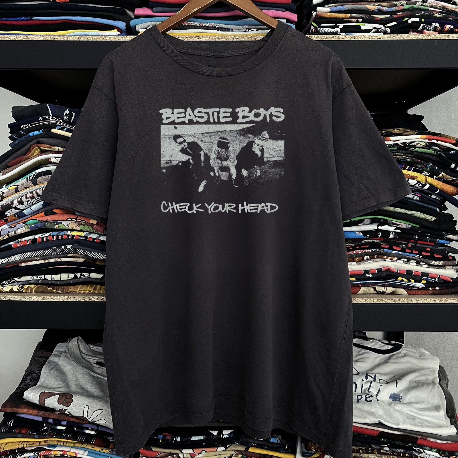 90s Beastie Boys Check Your Head Classic T-Shirt Black XL gallery