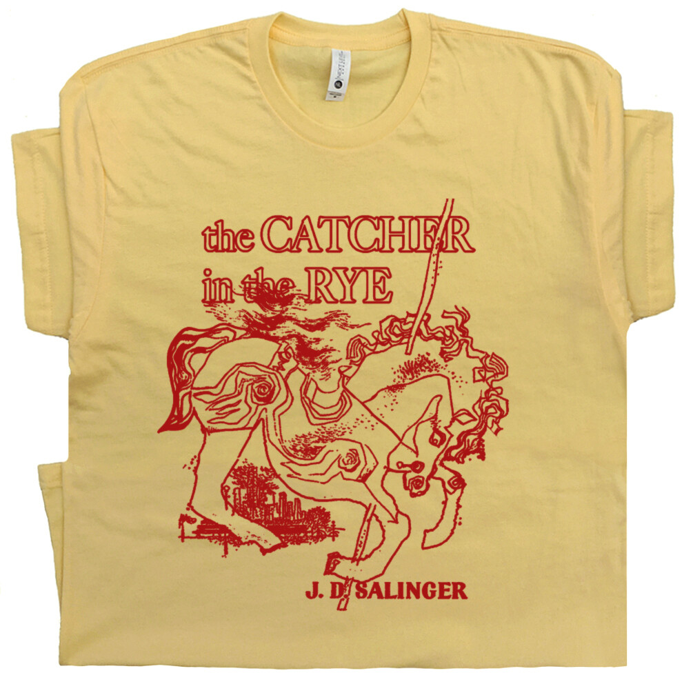 The Catcher in the Rye T Shirt Cool Book Tee Geek Nerd Literary Horse Graphic