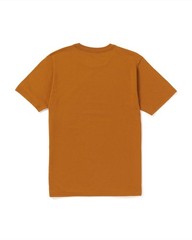 Volcom Men’s Crisp Stone Short Sleeve Tee Chestnut Brown-Large