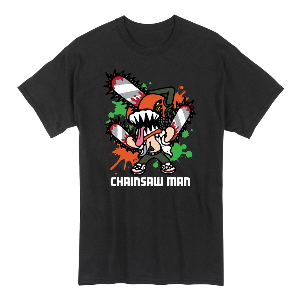Great Eastern Entertainment Chainsaw Man – Chainsaw Man SD Adult Men T-Shirt