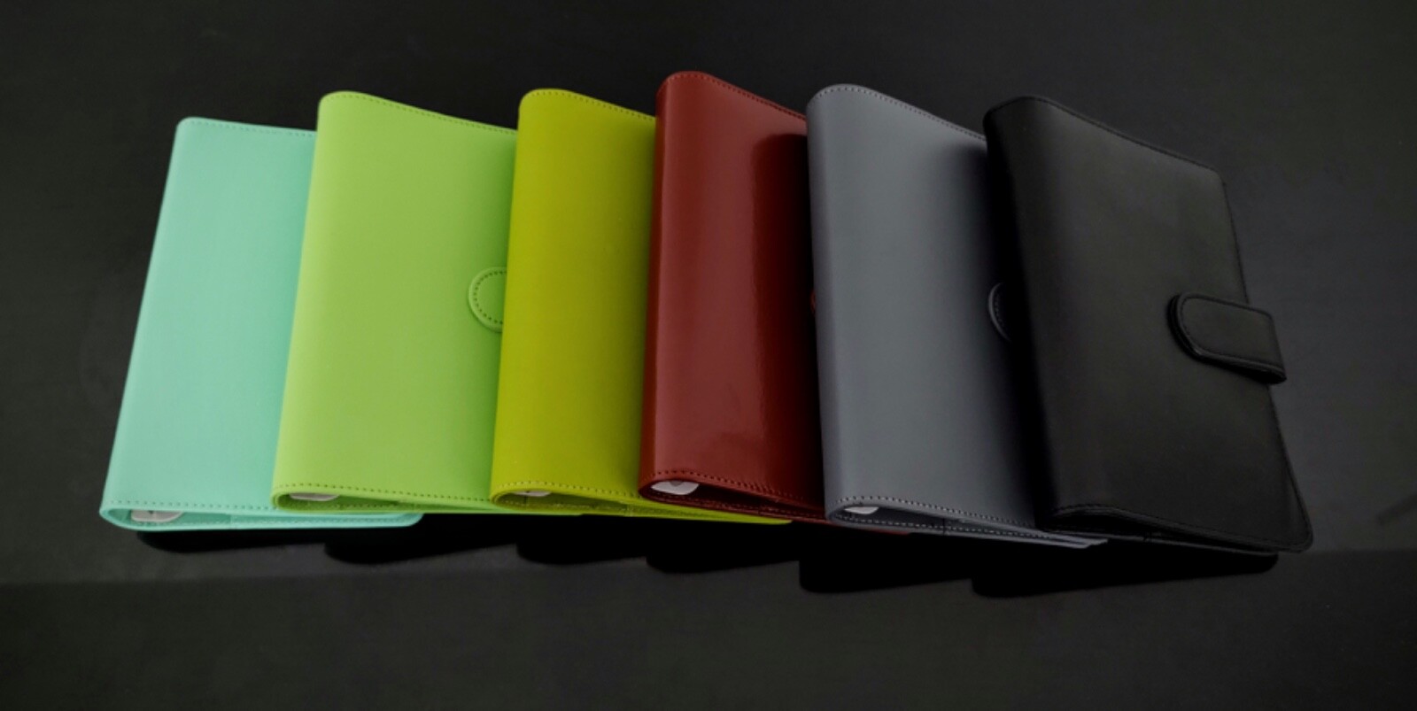 Practical A6 Binder Refillable Compact Size Binder ~ PU Faux Leather  ~ 6 Rings