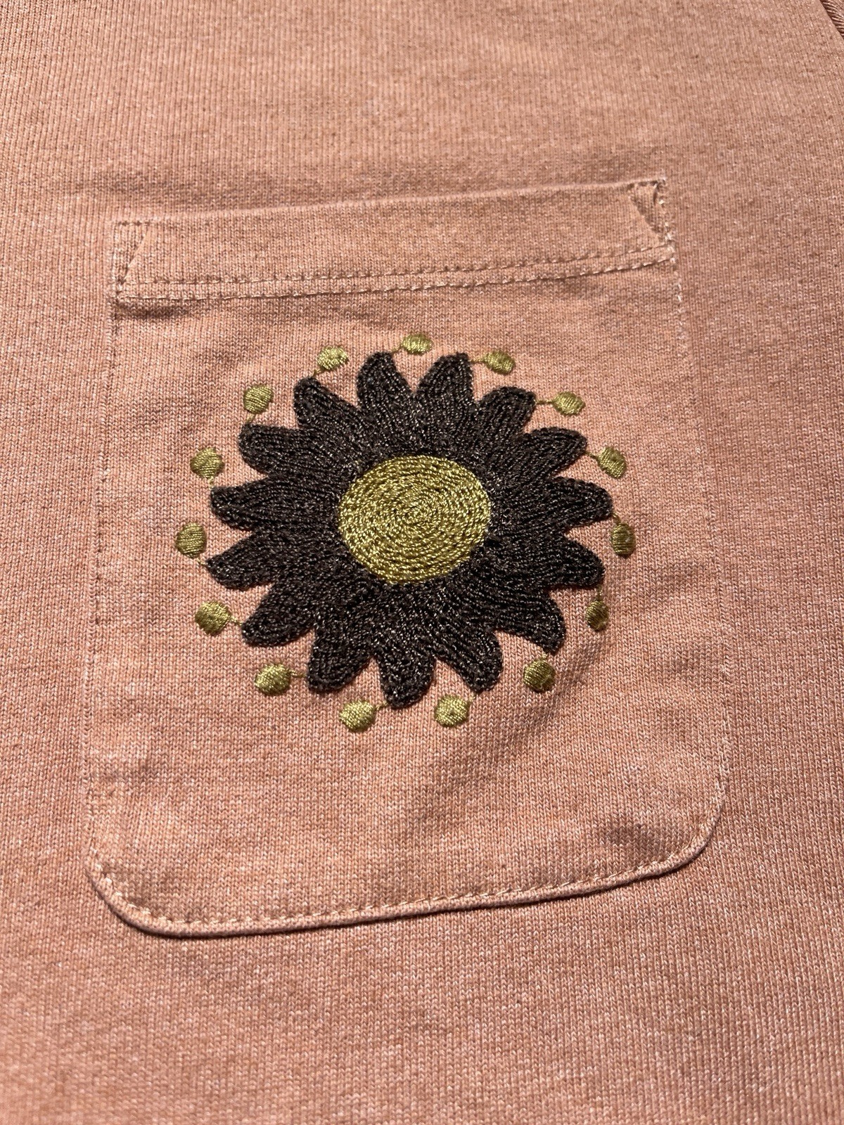 Huckberry Taylor Stitch Embroidered Heavy Bag Tee Shirt Dried Acorn Aubade 40 gallery