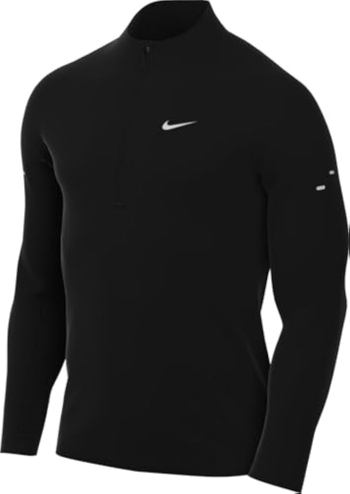 Nike Men's Stride Dri-FIT 1/4-Zip Running Top, Light Crimson/Reflective Silver - gallery