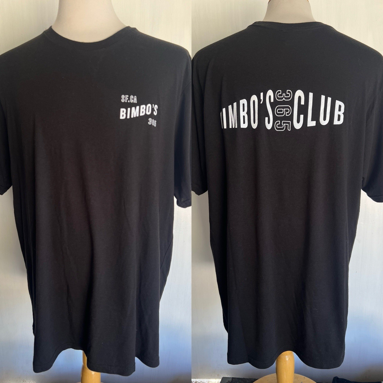 BIMBO'S 365 CLUB Official Men's San Francisco California Music Venue T-Shirt 3XL gallery