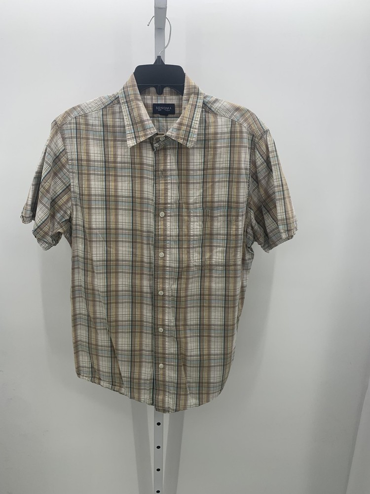 PLAID BTN DOWN