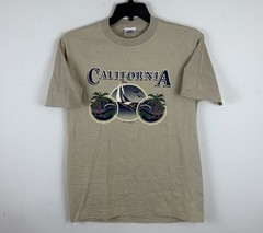Vintage 90s Single Stitch California Graphic Destination T – Shirt/Size Medium
