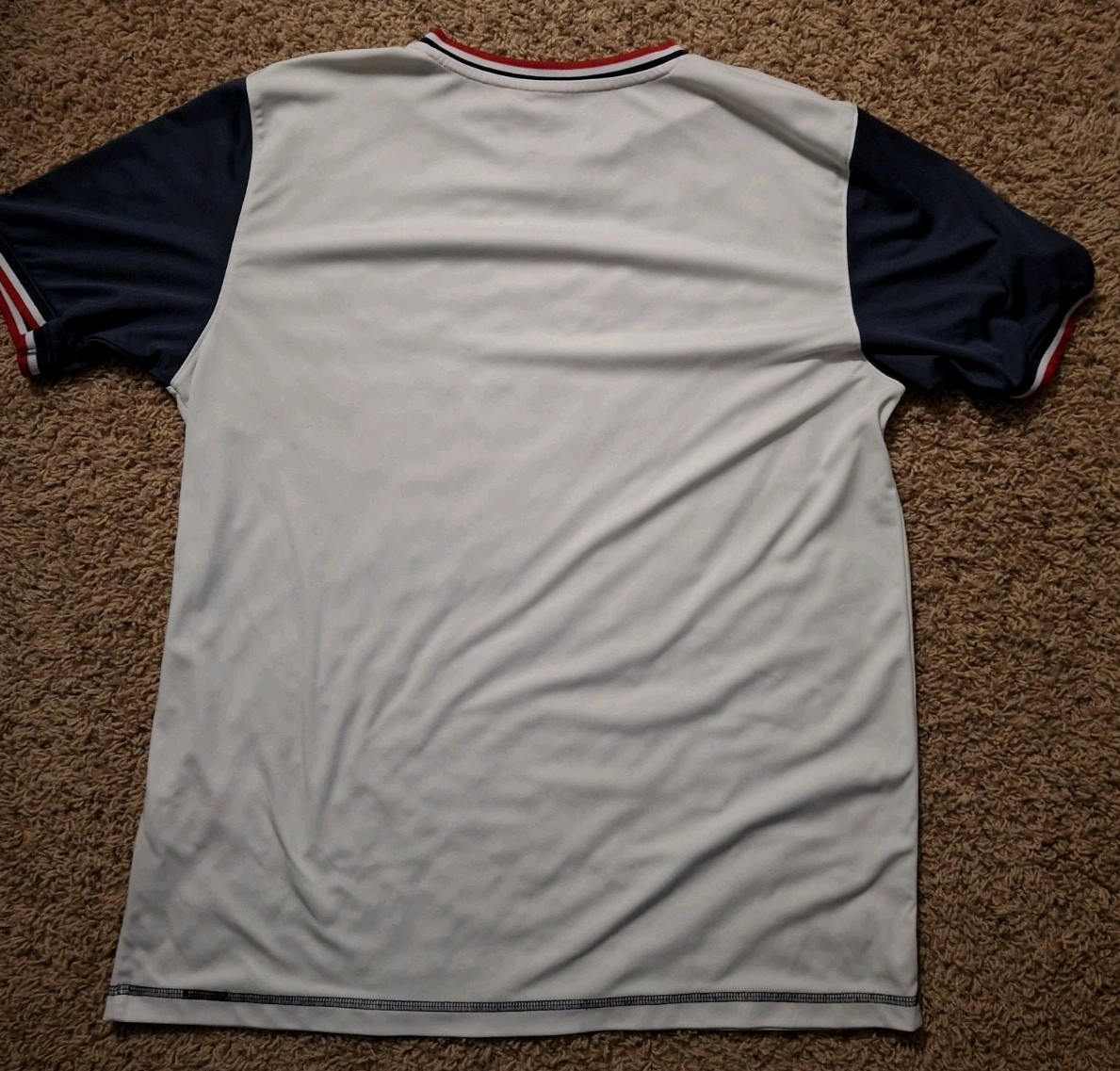 Minnesota Twins True Fan Baseball T-Shirt Jersey Men's XL White MLB Quick Dry gallery