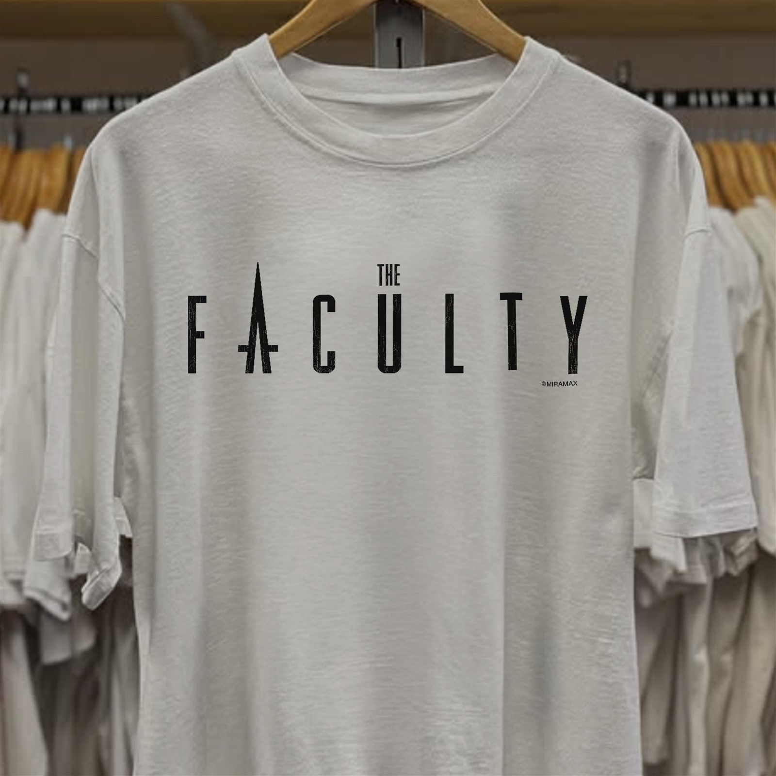 1998 The Faculty Movie Classic T-Shirt White XL