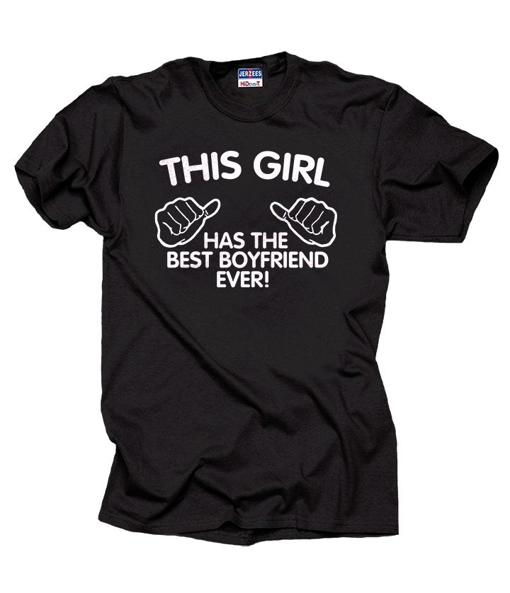 The Best Boyfriend Ever T-Shirt Anniversary Christmas Gift For Girlfriend Tee gallery