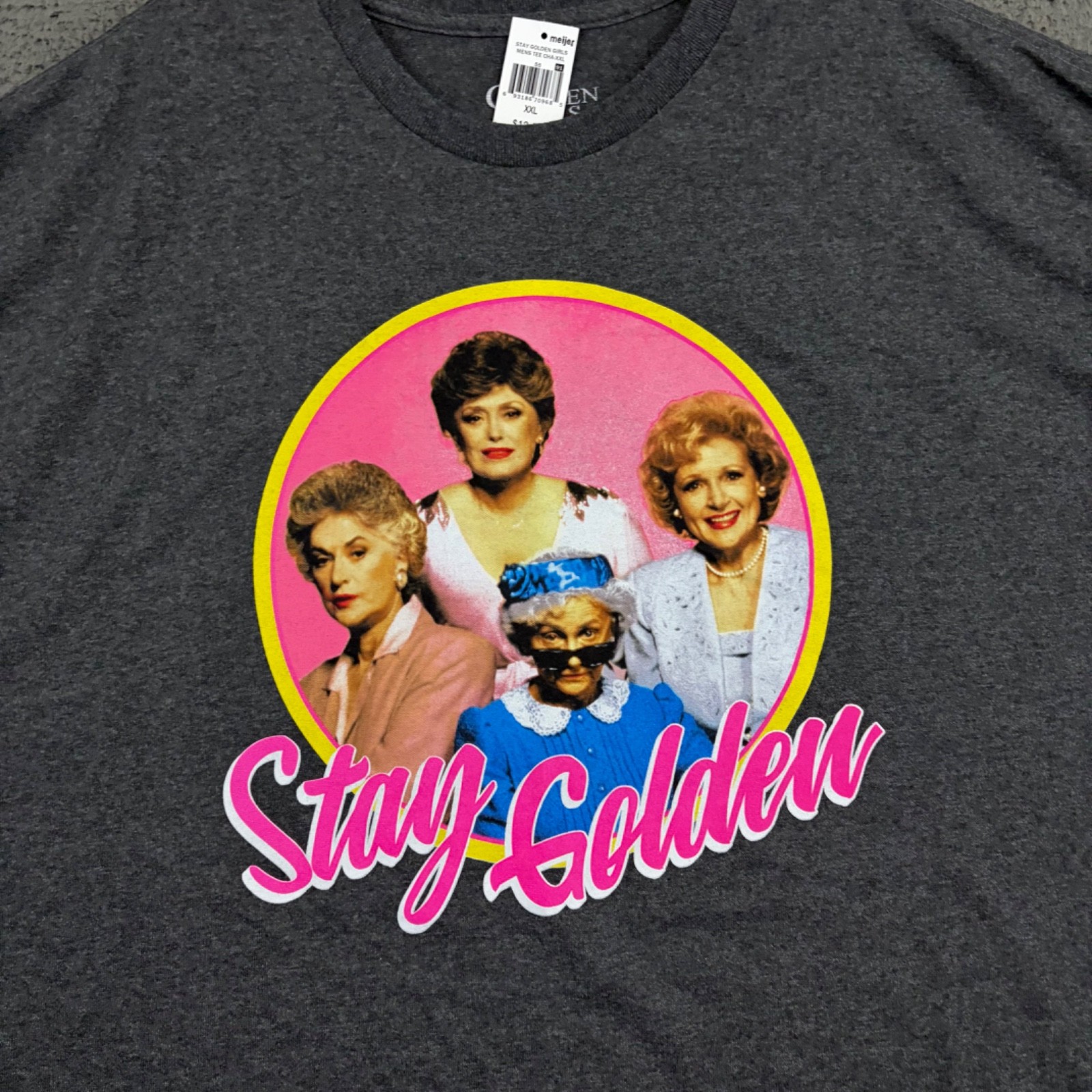 The Golden Girls T-Shirt Mens 2XL Gray Graphic Retro Cotton Casual Funny TV Show gallery