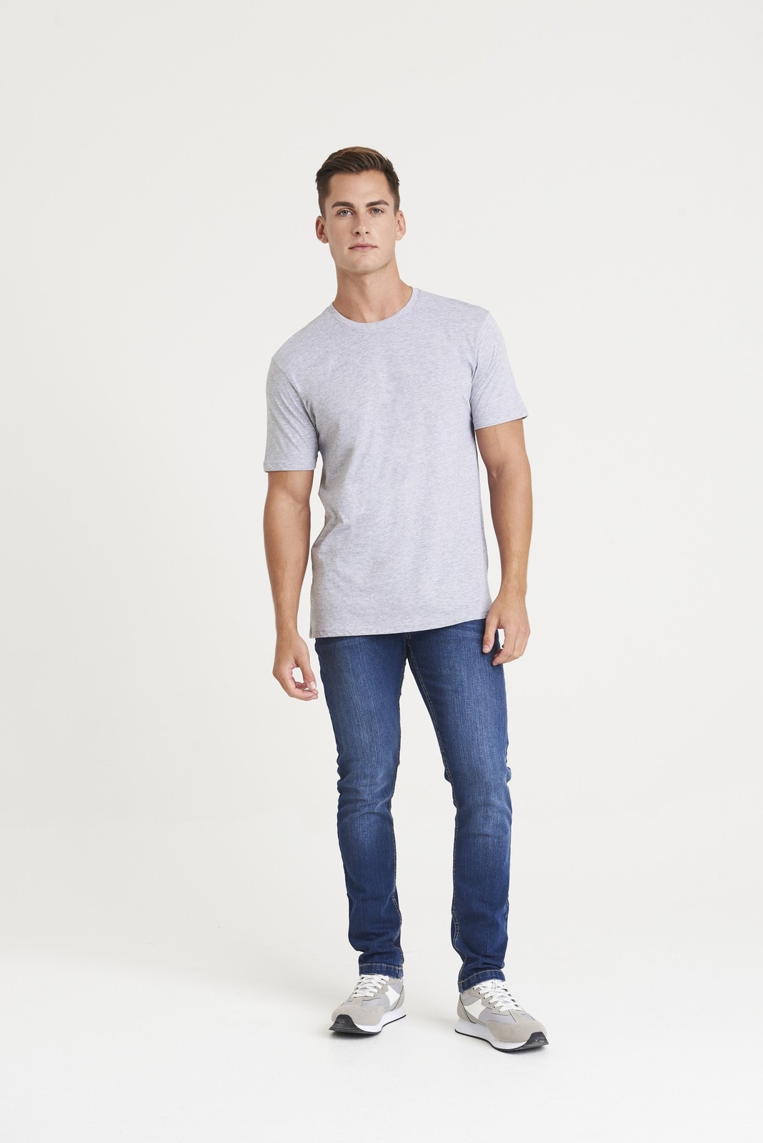 AWDis Just Ts & Polos Triblend Crew Neck T-Shirt JT001 - Men's Plain Casual Top gallery