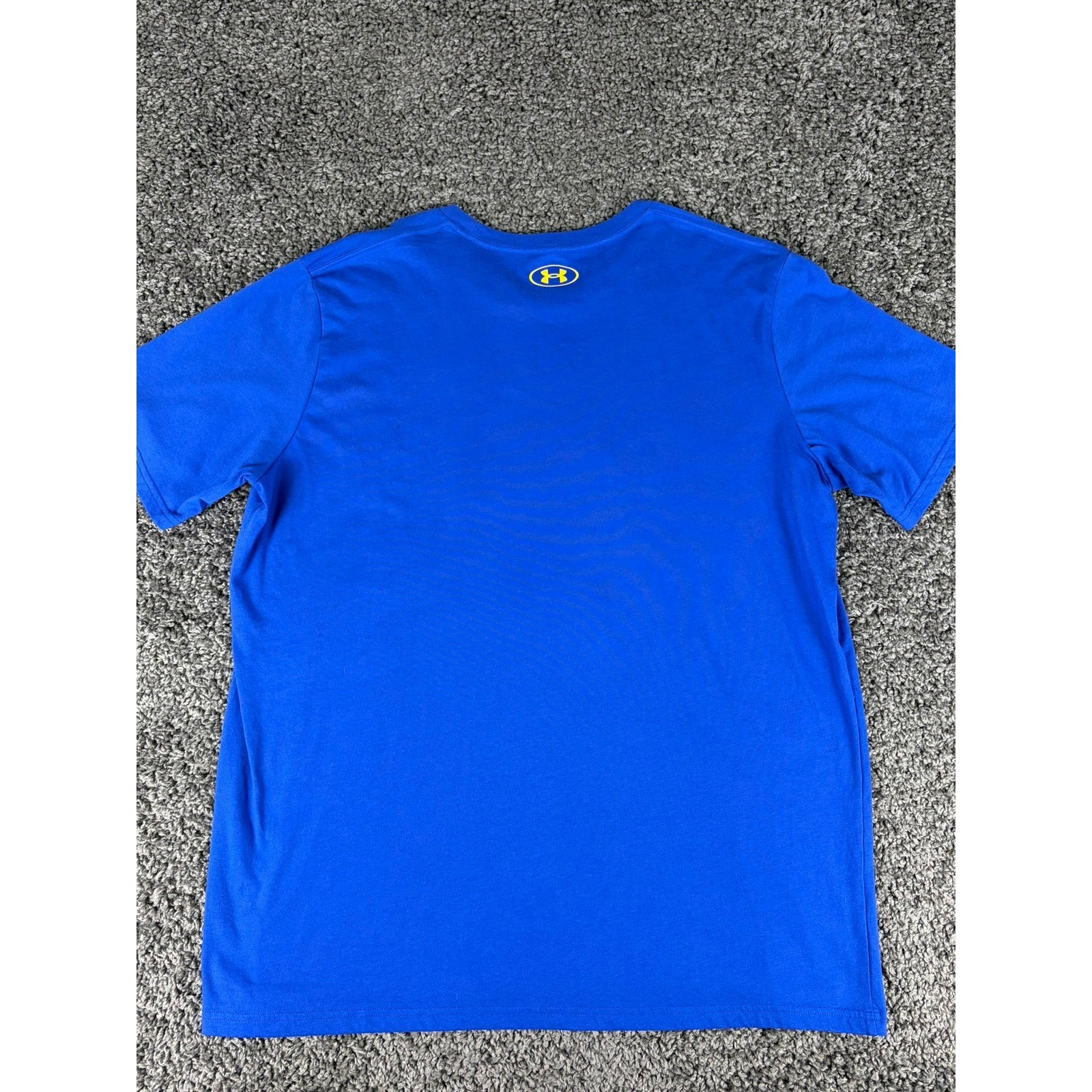 Under Armour Mens XXL Blue Basketball Graphic Loose Fit Short Sleeve T-Shirt gallery