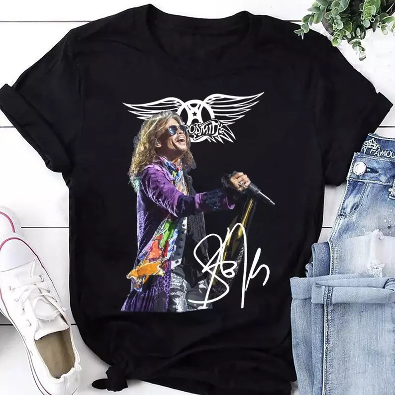 Aerosmith Steven Tyler Signature shirt S-5XL