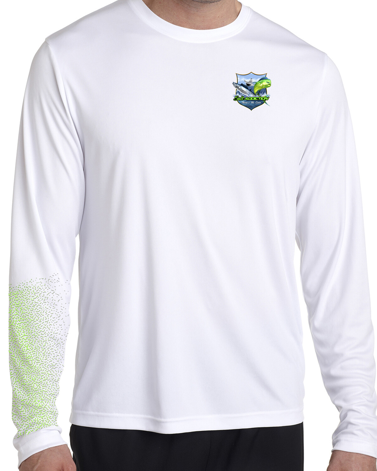 Salt Addiction t shirt long sleeve microfiber saltwater fishing uv upf 50+ mahi gallery